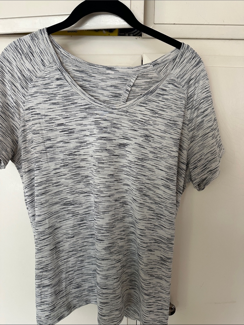 lululemon athletica Meant to Move in Tiger Space Dye Black and white